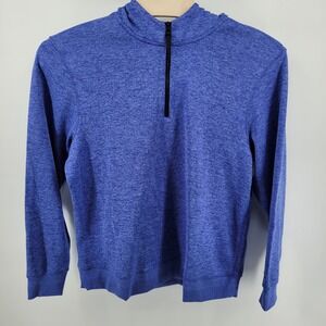Nike Dri-FIT Pullover Hoodie Mens XL Blue‎ Half Zip Long Sleeve
